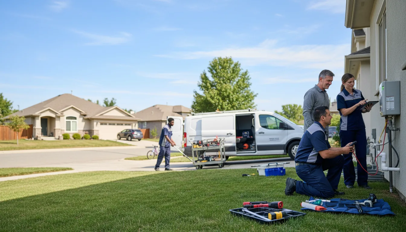 Tankless water heater service in Almond, NC